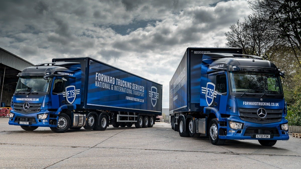 FTS Group capitalises on Mercedes-Benz Trucks with 21 Actros's from S & B Commercials