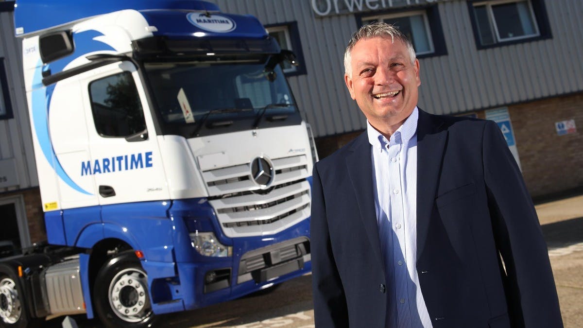 Maritime charts a course for future success with 100 new-generation Mercedes-Benz Actros from Orwell Truck & Van