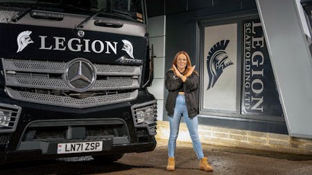 Transport Manager Victoria breaks down barriers with Mercedes-Benz truck operator Legion Scaffolding
