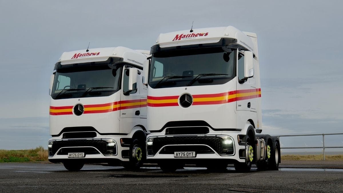 Matthews International Transport Welcome Their First Mercedes-Benz Actros ProCabins